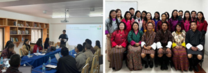 Photo of researchers in Bhutan