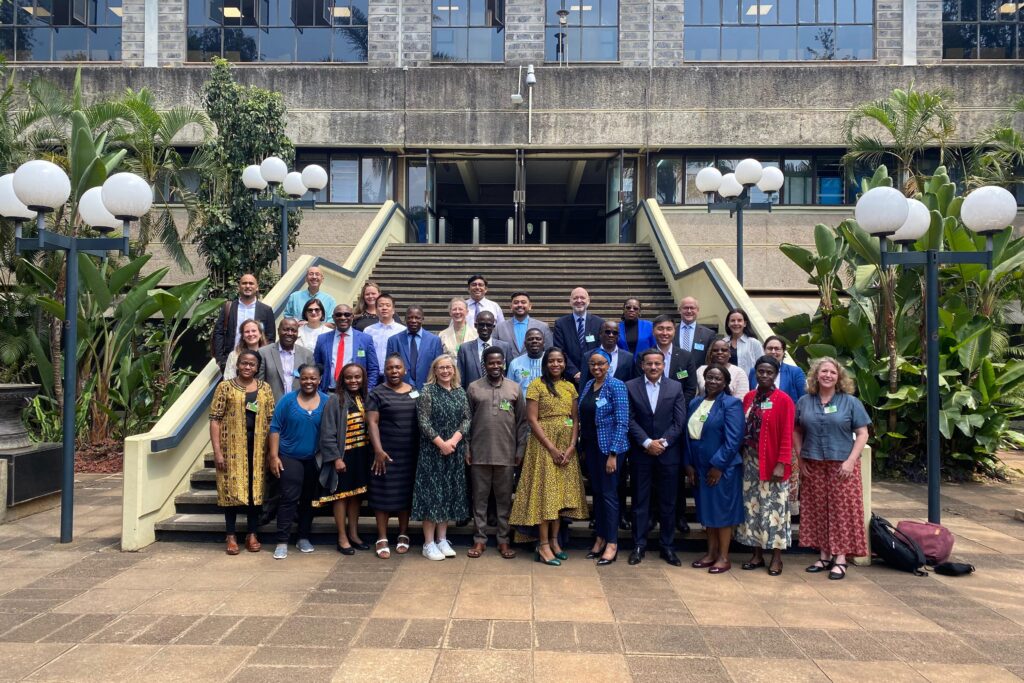 This is a photo of the people who attended the Research4Life Annual meeting that was held in 2024 in Nairobi