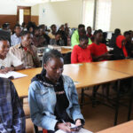 A group of students in a classroom